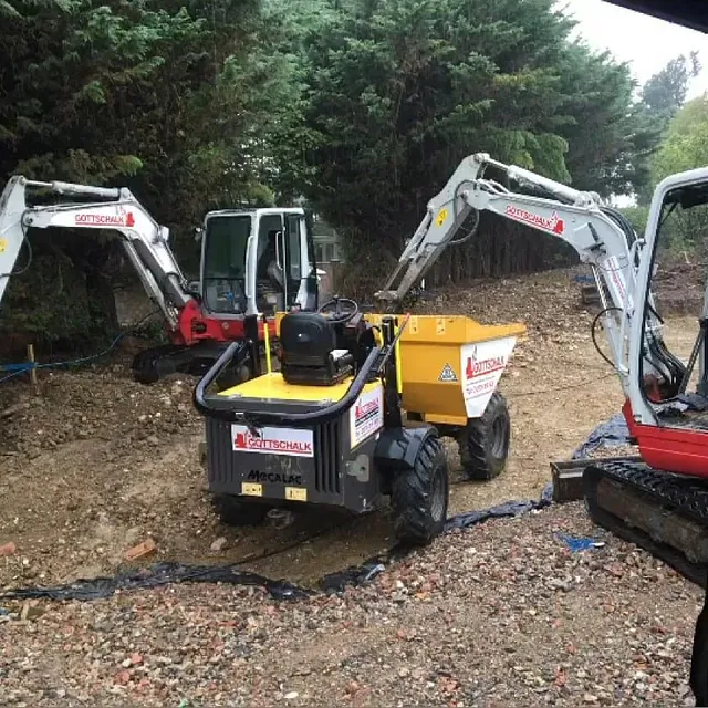 Diggers and dumper